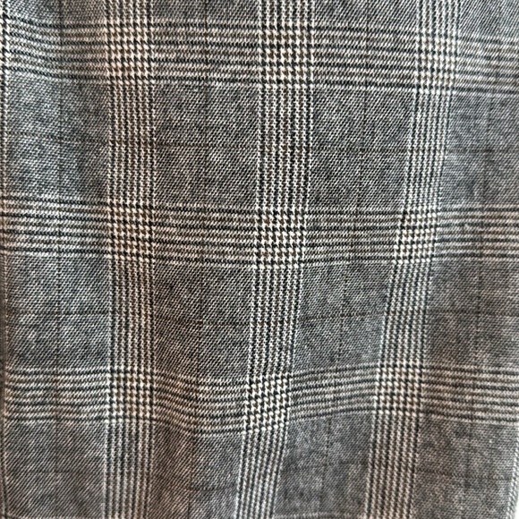Gray plaid pants - Picture 2 of 2